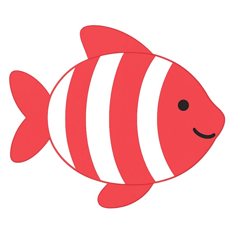 Poisson à rayures