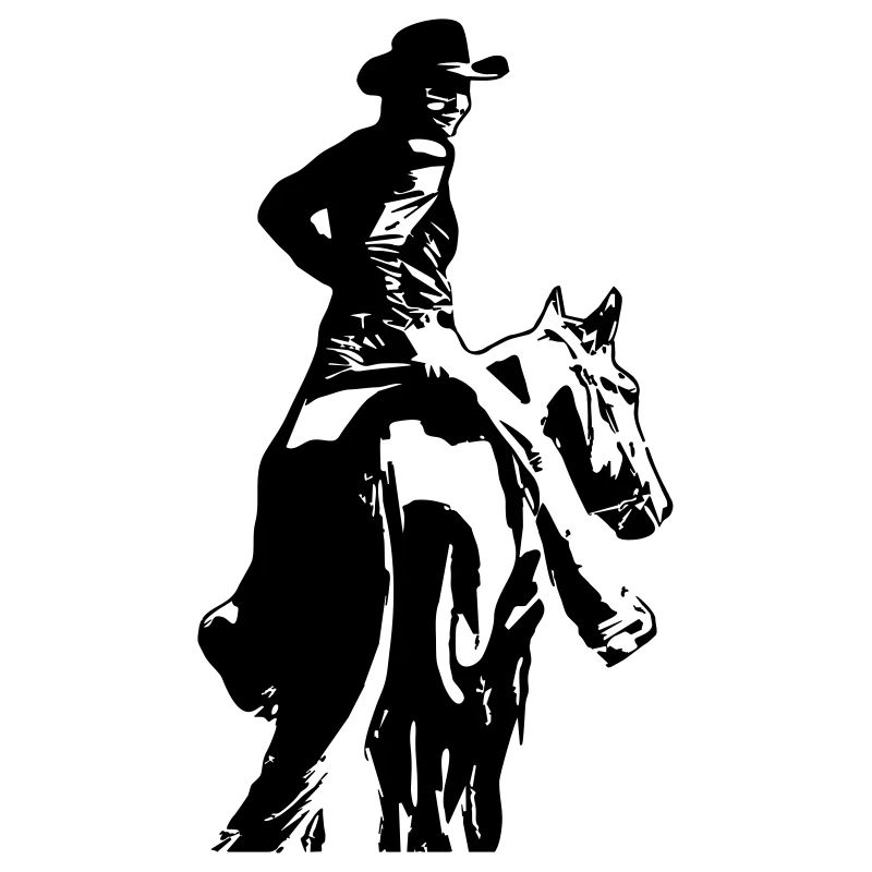 mit Pferd