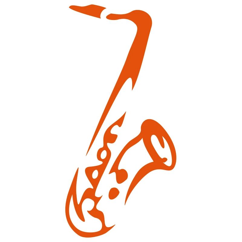 Saxy - Expressive Saxophon Silhouette Design
