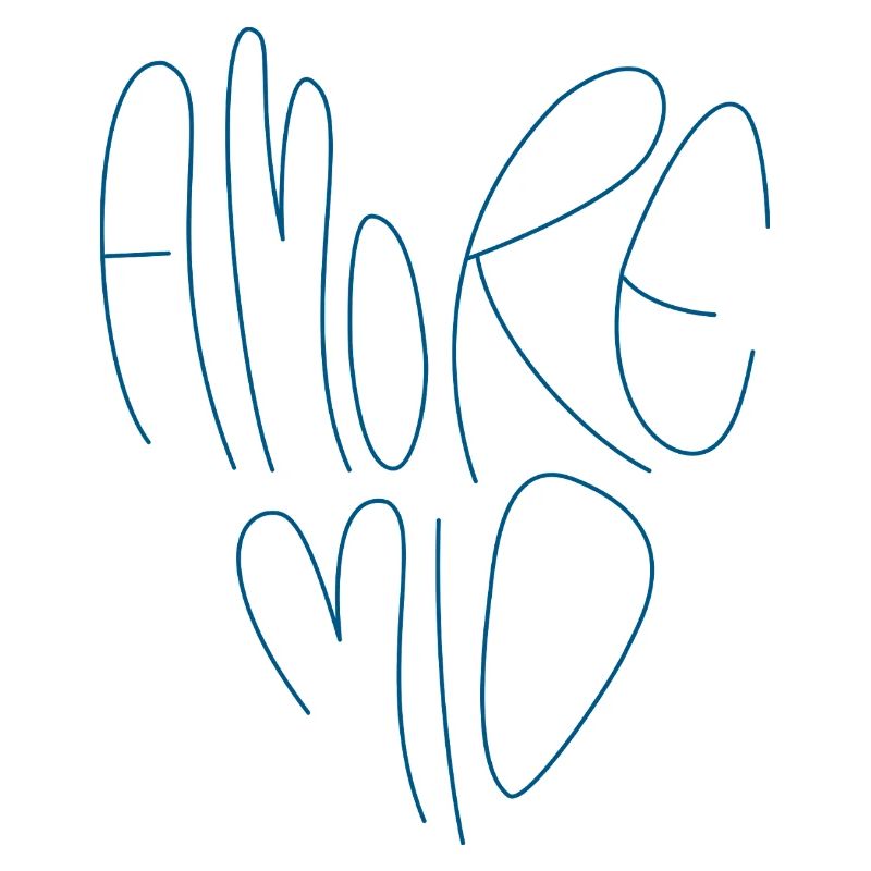 Amore Mio Lettering