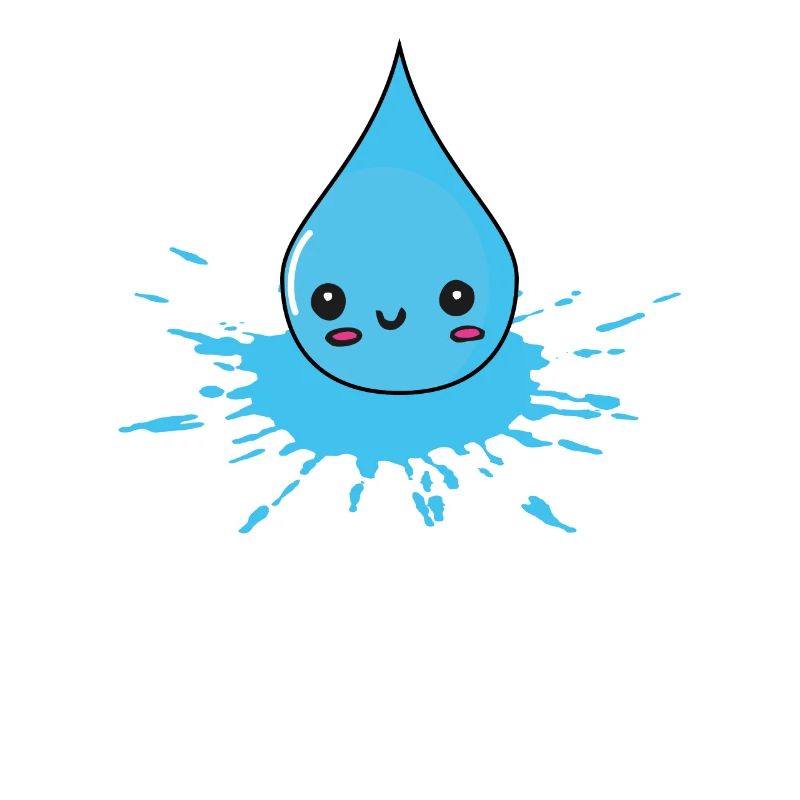 reinplatzen und spritzen - Wassertropfen