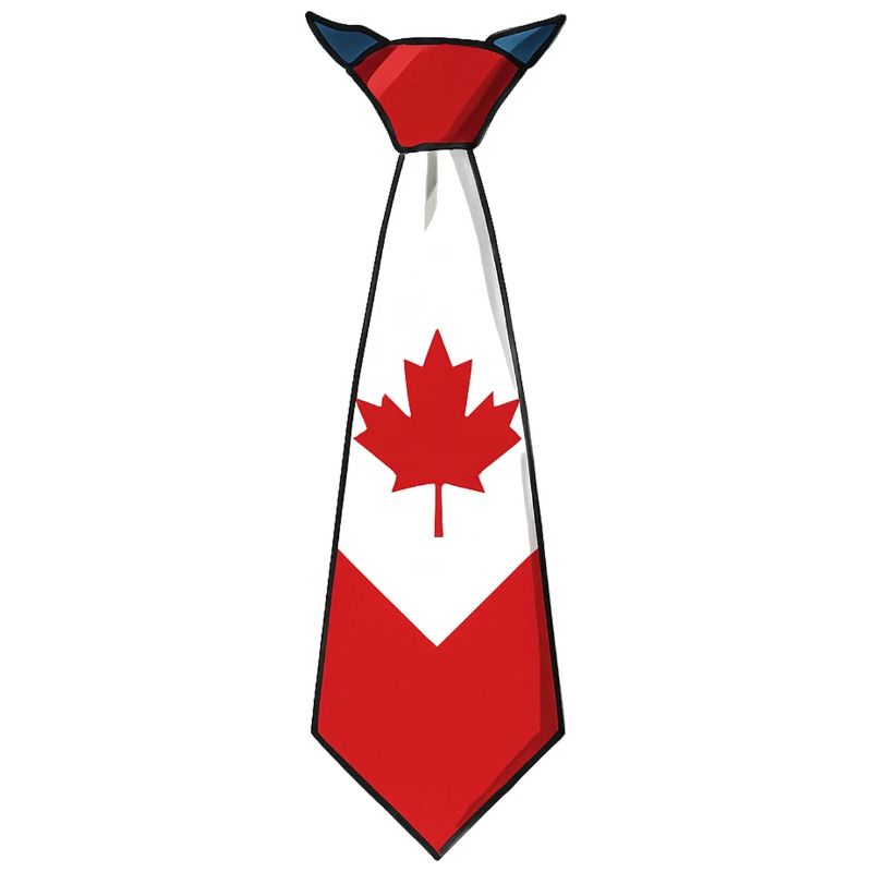 Canada Tie – Flaggendesign