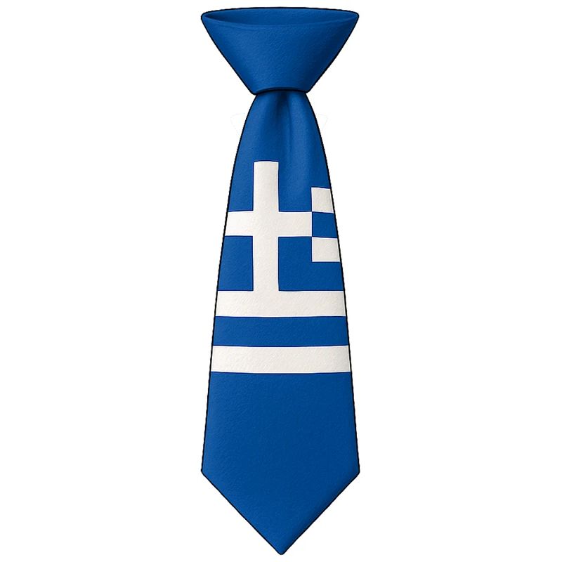 Cravate grecque – Drapeau