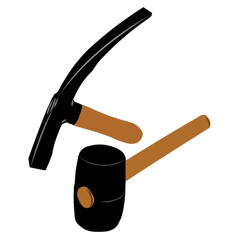 Rubber hammer and sledgehammer