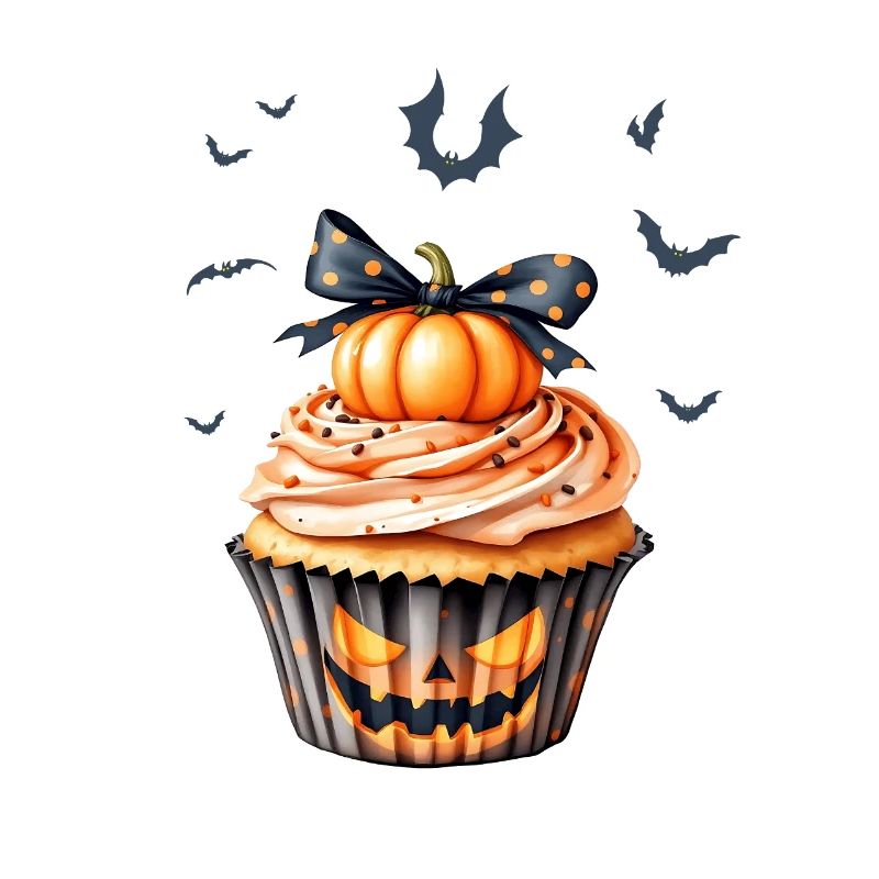 Halloween Cupcake Outfit Herbst