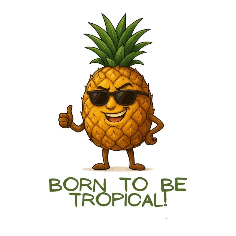 Ananas tropical avec style
