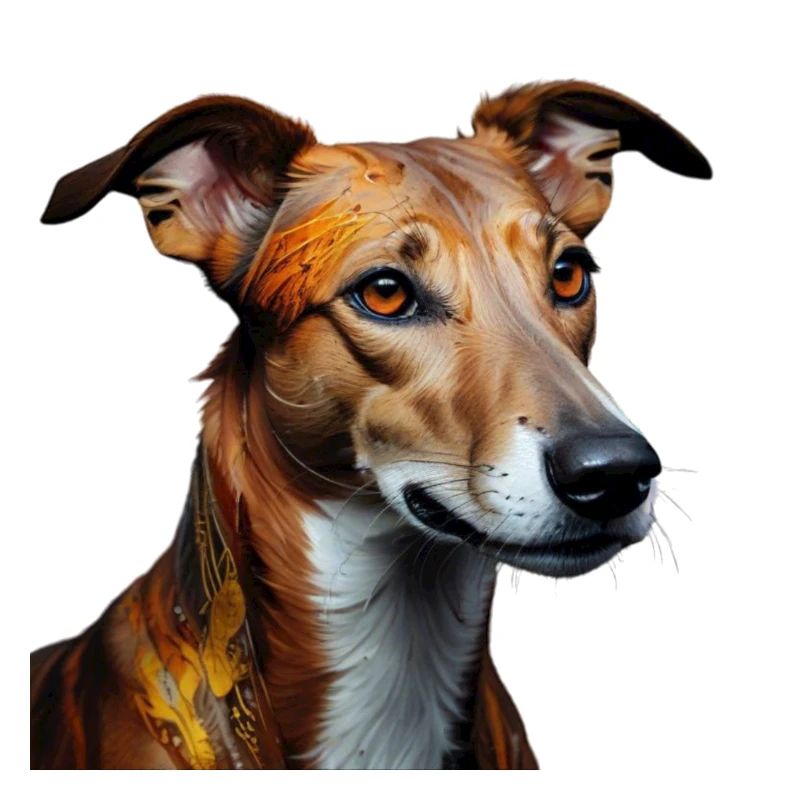 Herbstwindhund Porträt