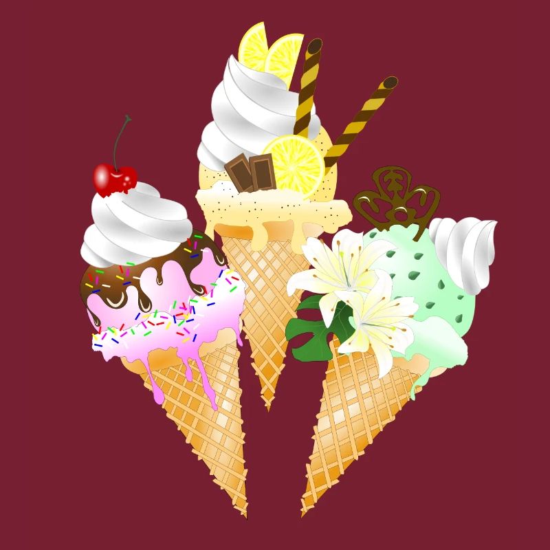 Cornet de crème glacée