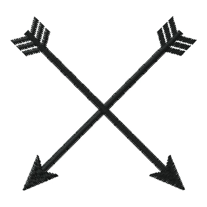 Flèches brodées