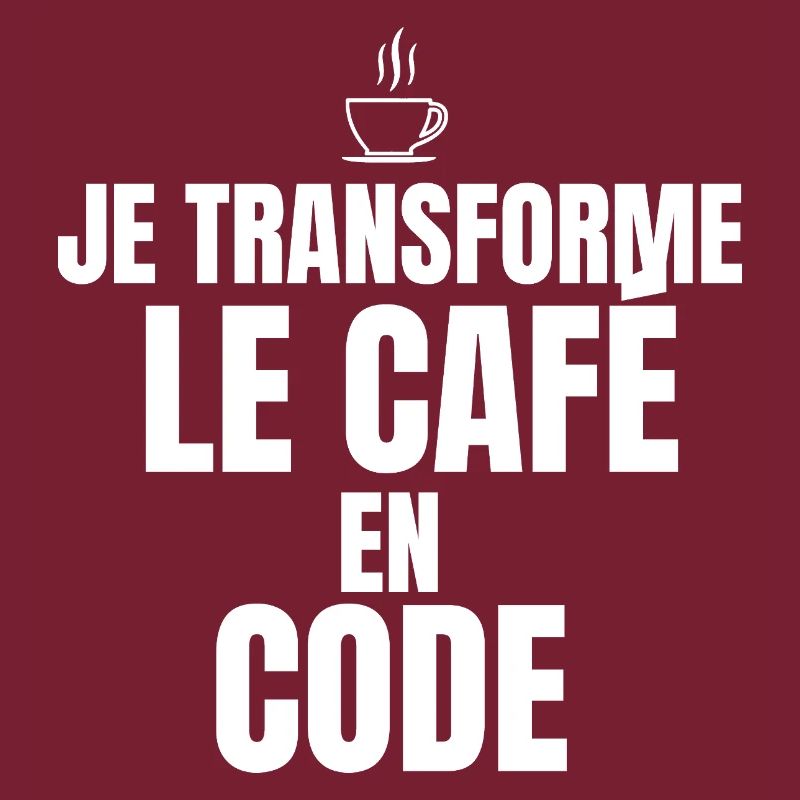 Je transforme le café en code