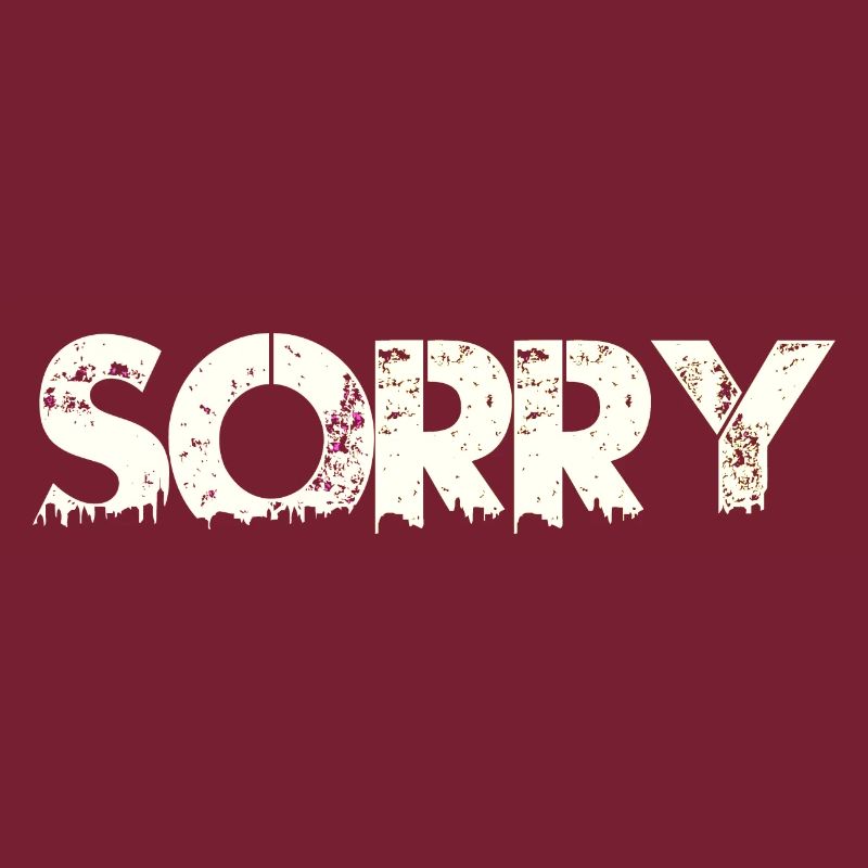 sorry désolé