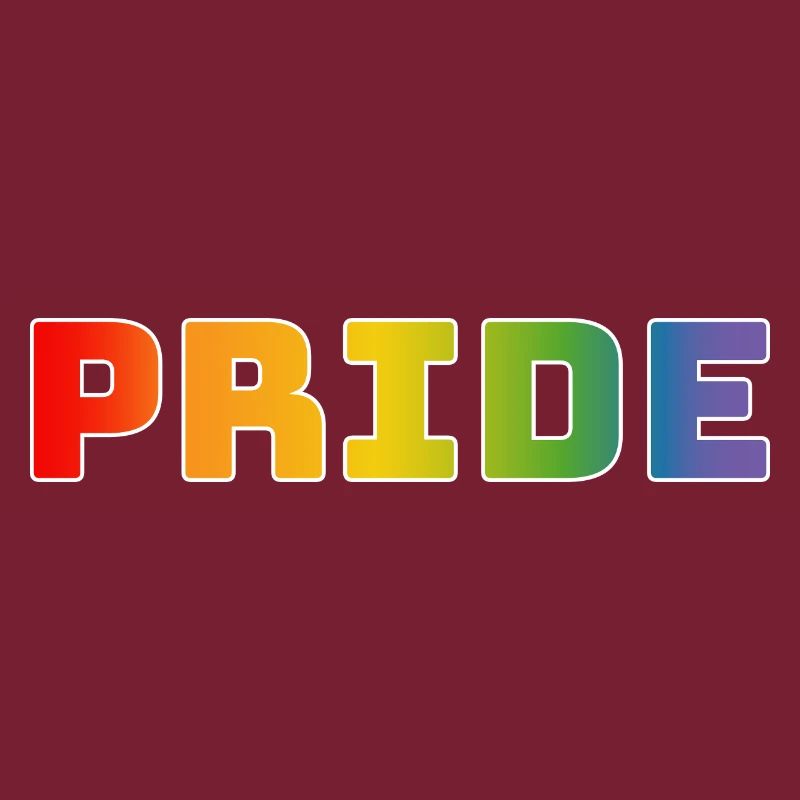 Regenbogen pride weiss