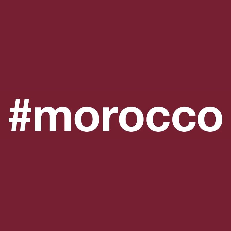 MOROCCO Hashtag Marokko