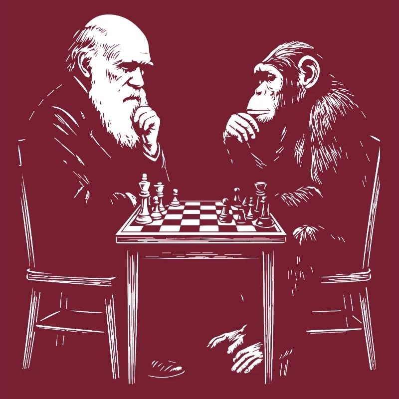 Darwin joue aux échecs avec un singe - Jeu d’évolution