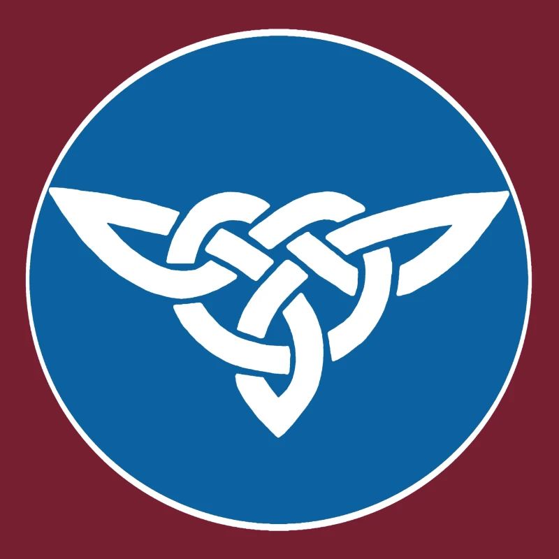 Oiseau celte bleu