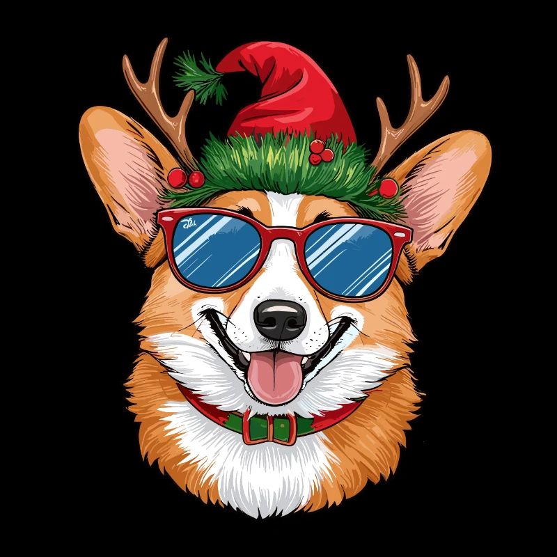 Corgi de Noël