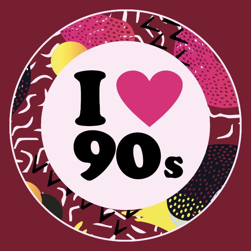 I ♥ 90s – Design rétro nostalgique