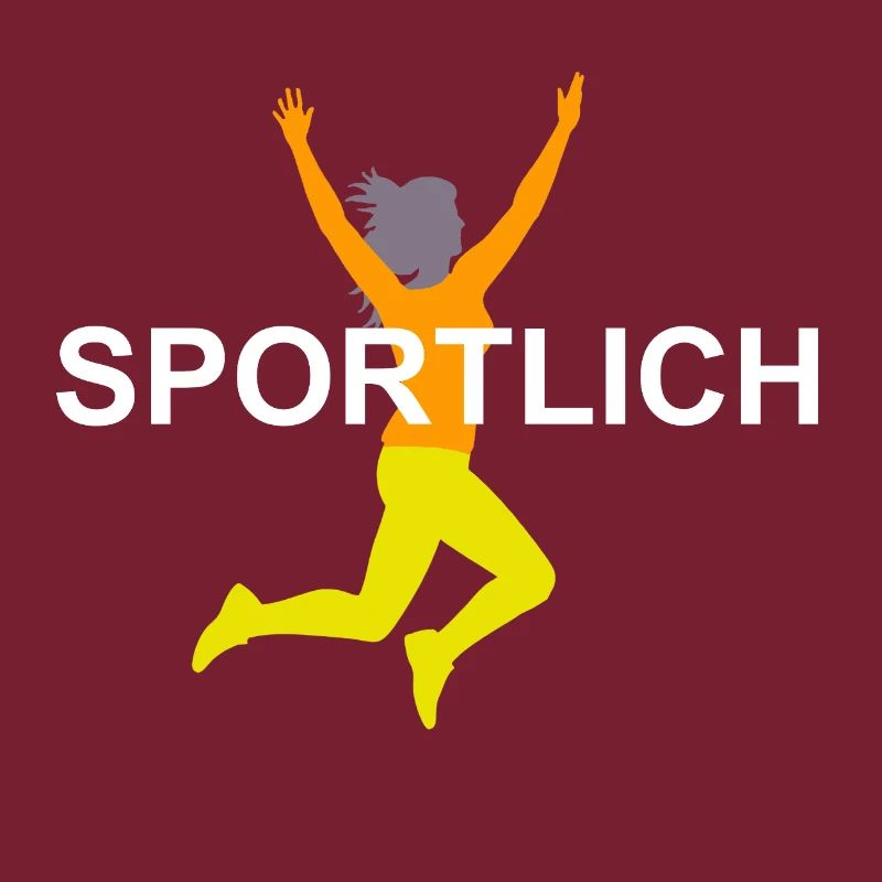Dynamische Sprinterin Illustration