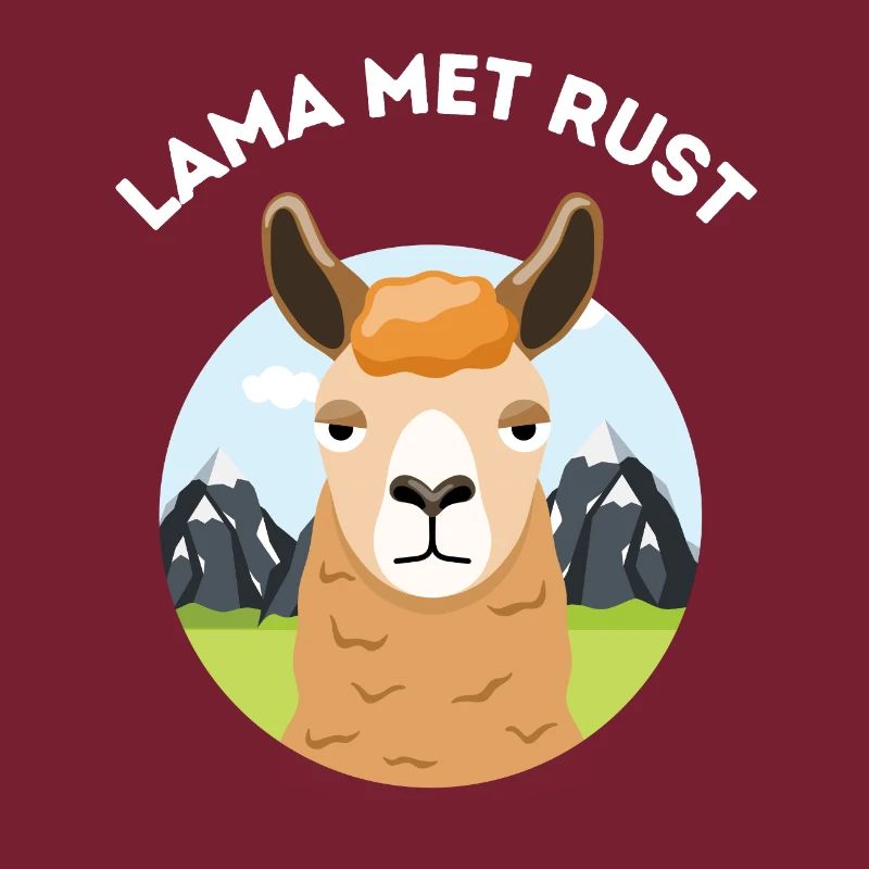 Llama at Rest – Funny pun