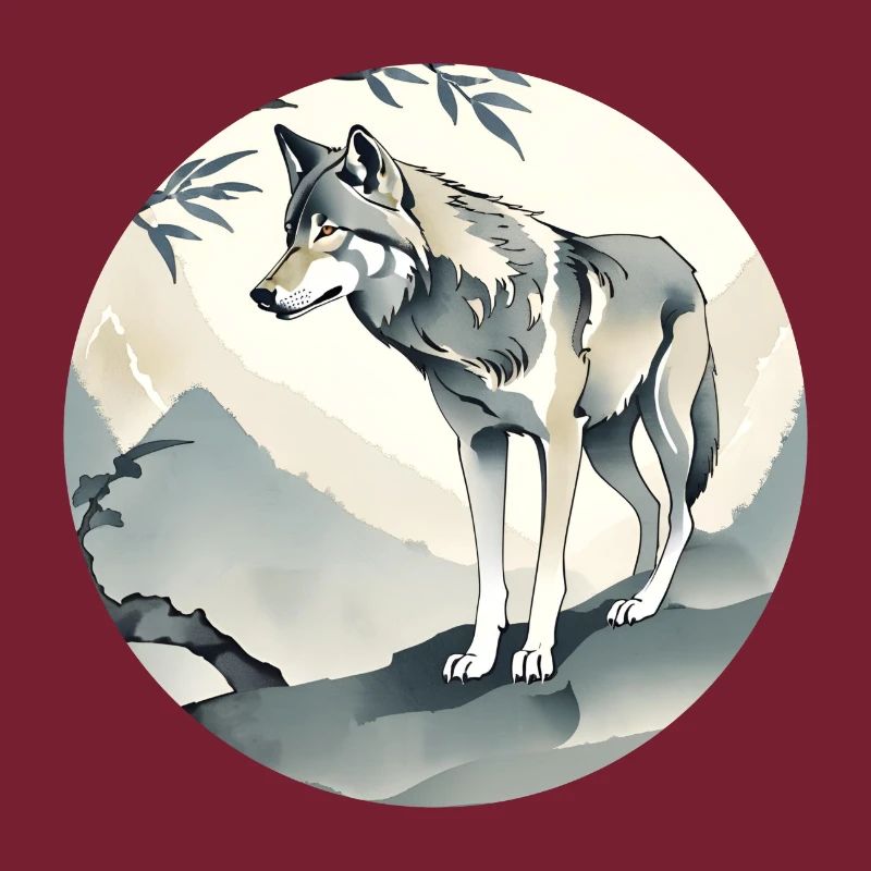 Ein einsamer Wolf