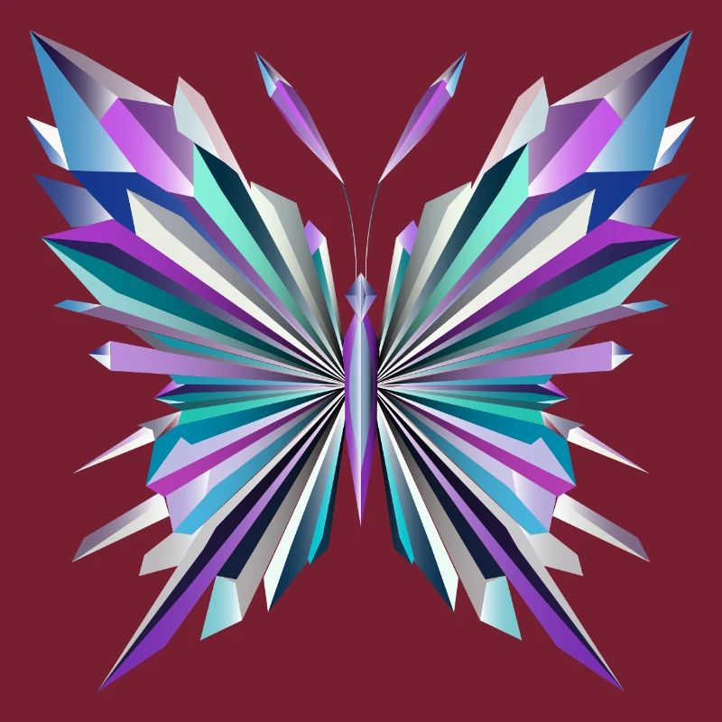 Fascinating geometry – abstract butterfly
