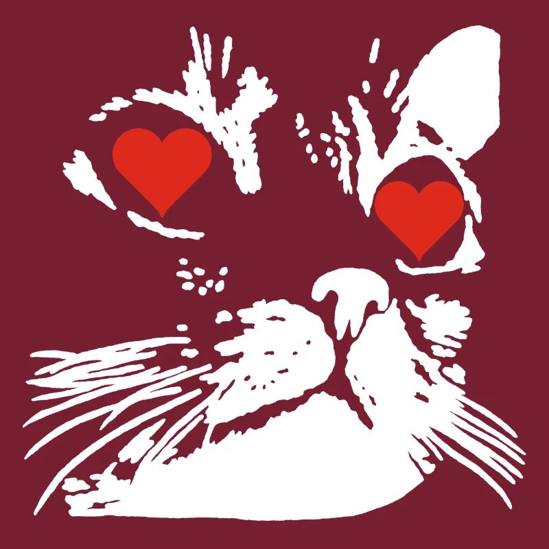 Un amour de chat blanc