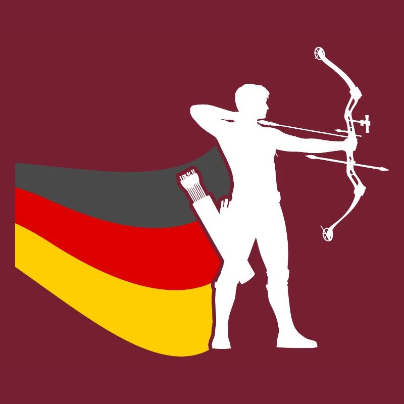 Archer Germany Flag Archery