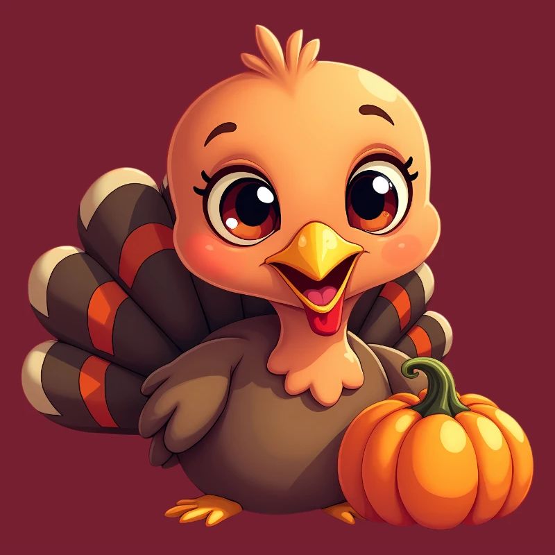 Bébé dinde de Thanksgiving