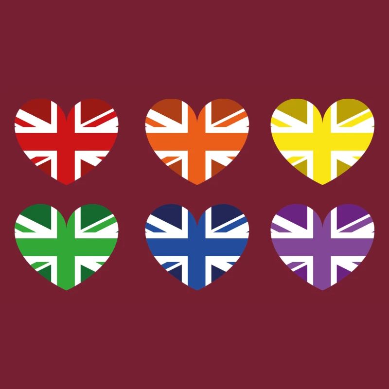 DRAPEAU ARC-EN-CIEL DU ROYAUME-UNI