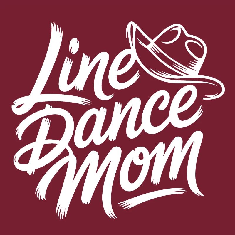 Line Dance Mom Lettering
