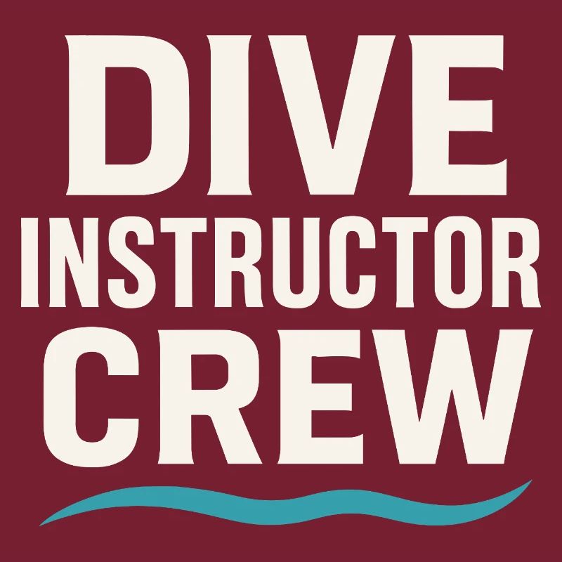 Scuba Instructor Dive Crew Pride Teaching