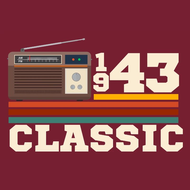 Anniversary 1943 retro classic