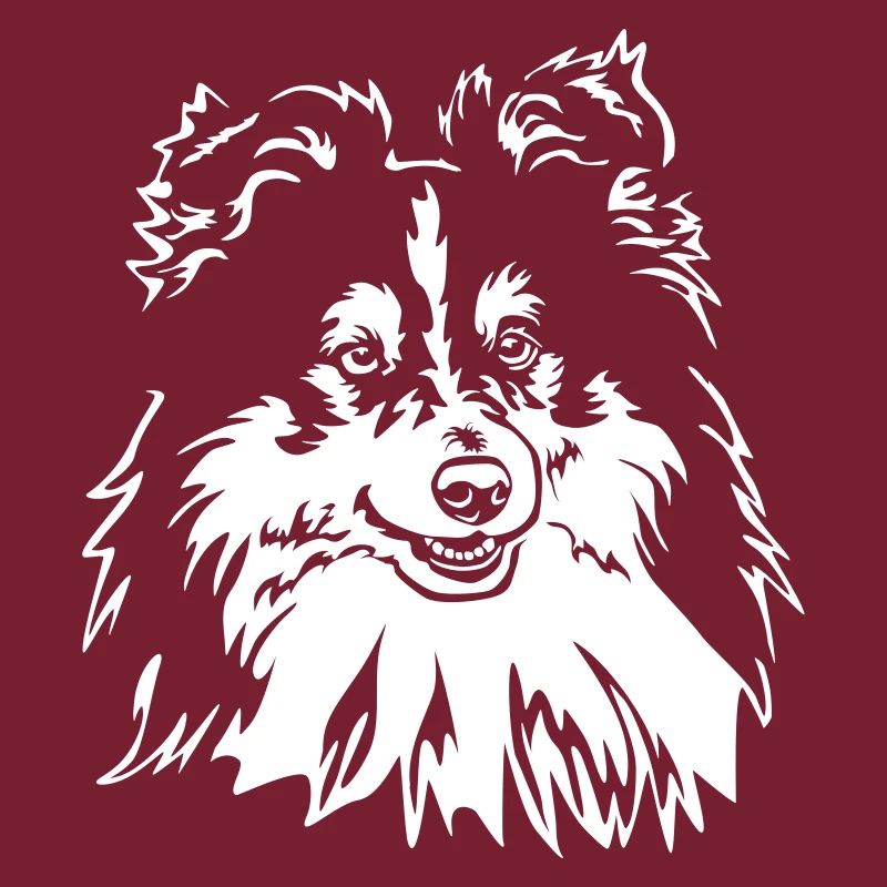 Sheltie Head "Black Edtion"