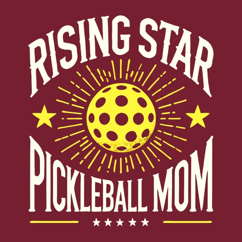 Pickleball Mama eines aufstrebenden Stars