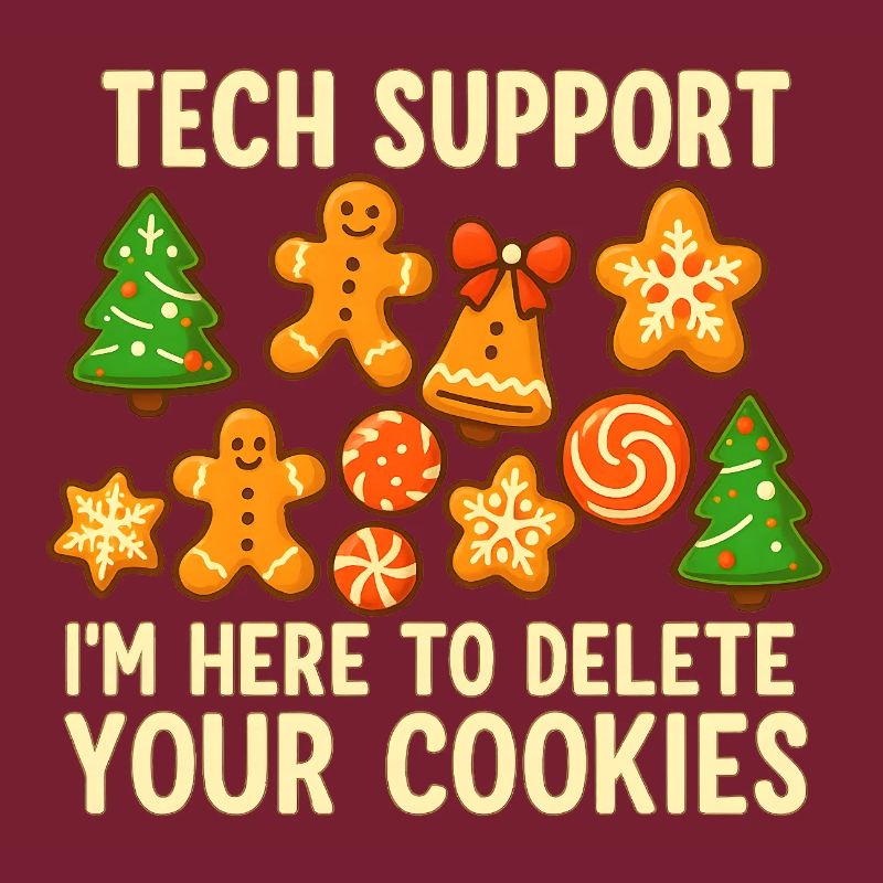Support technique Cookie Noël Mème