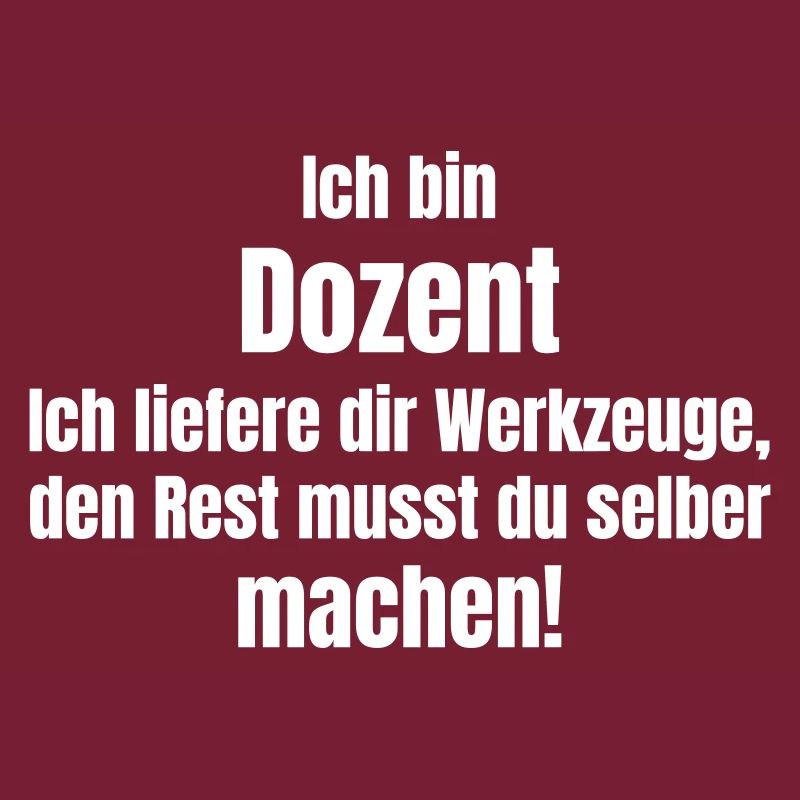 Dozent Schule oder Universität