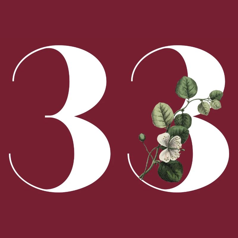 Nummer 33 Blumengrün - 33. Blumengeburtstag