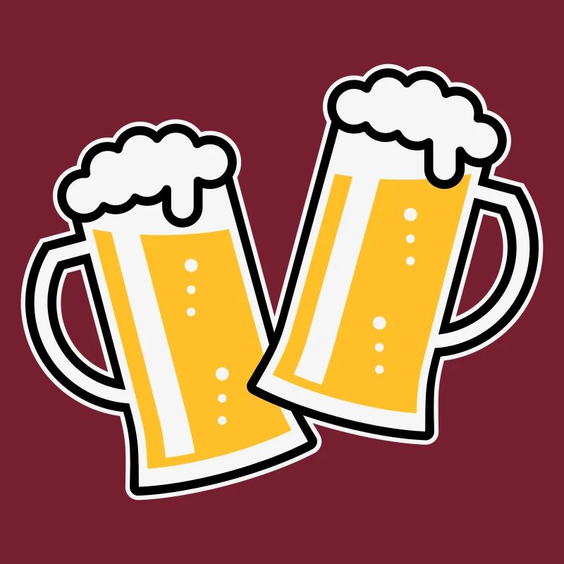 2 Toasting German Beer Steins (Cheers / 3C)
