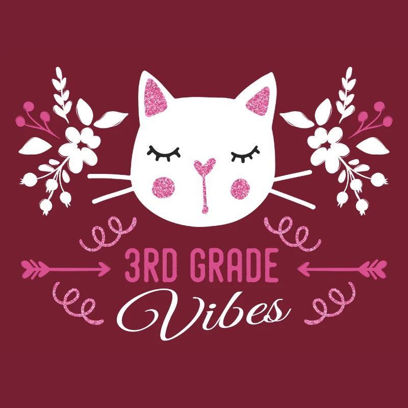 3rd grade | Grade Vibes Back to School Cute Cat