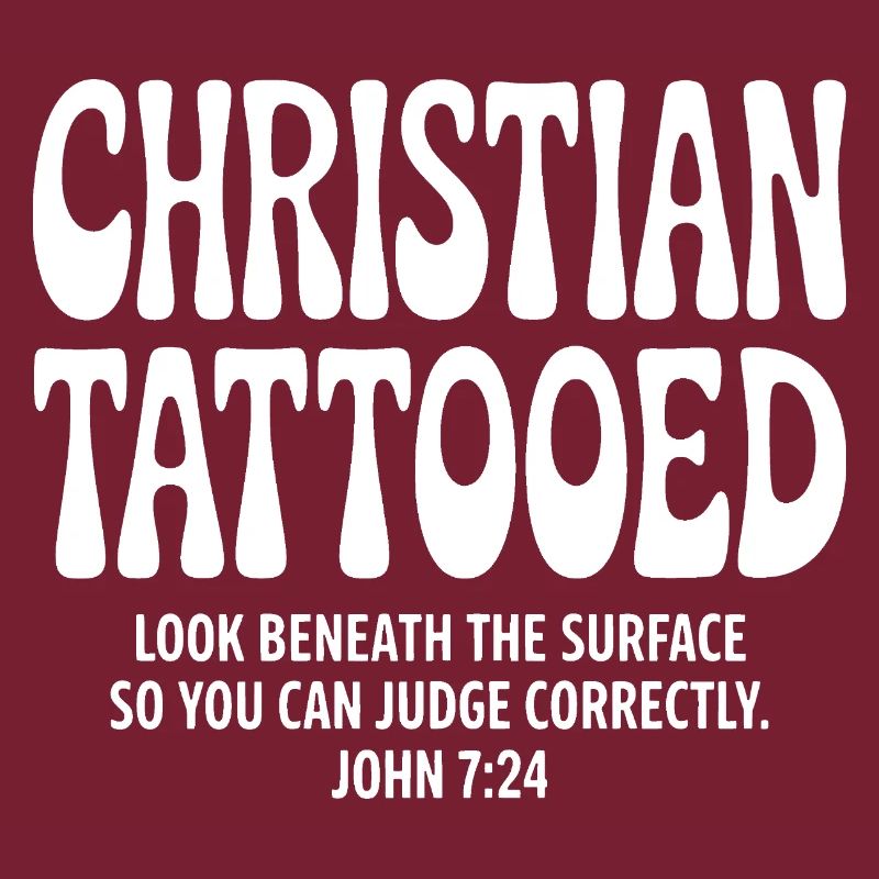 Typographie du vers chrétien tatoué
