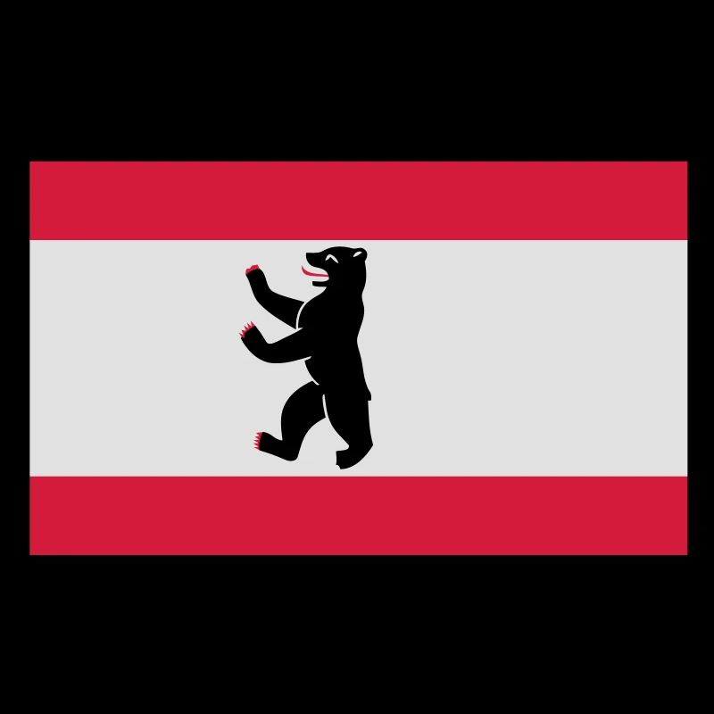 Flagge von Berlin