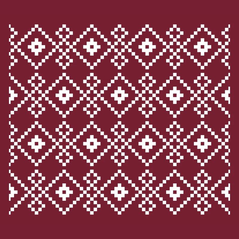 Weihnachtlicher Uni-Pullover (dunkel)