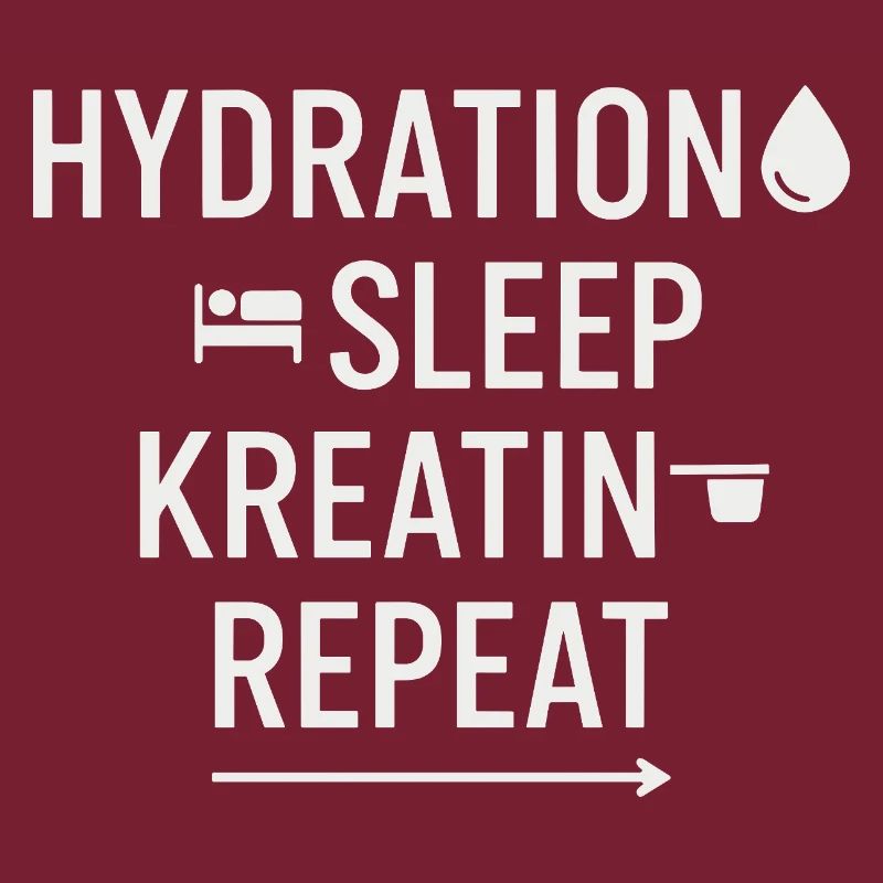 Hydration Sleep Creatine Repeat