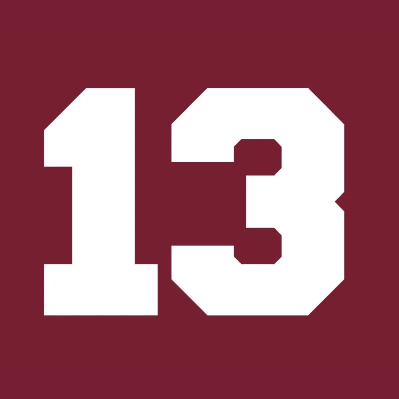 13 blanc
