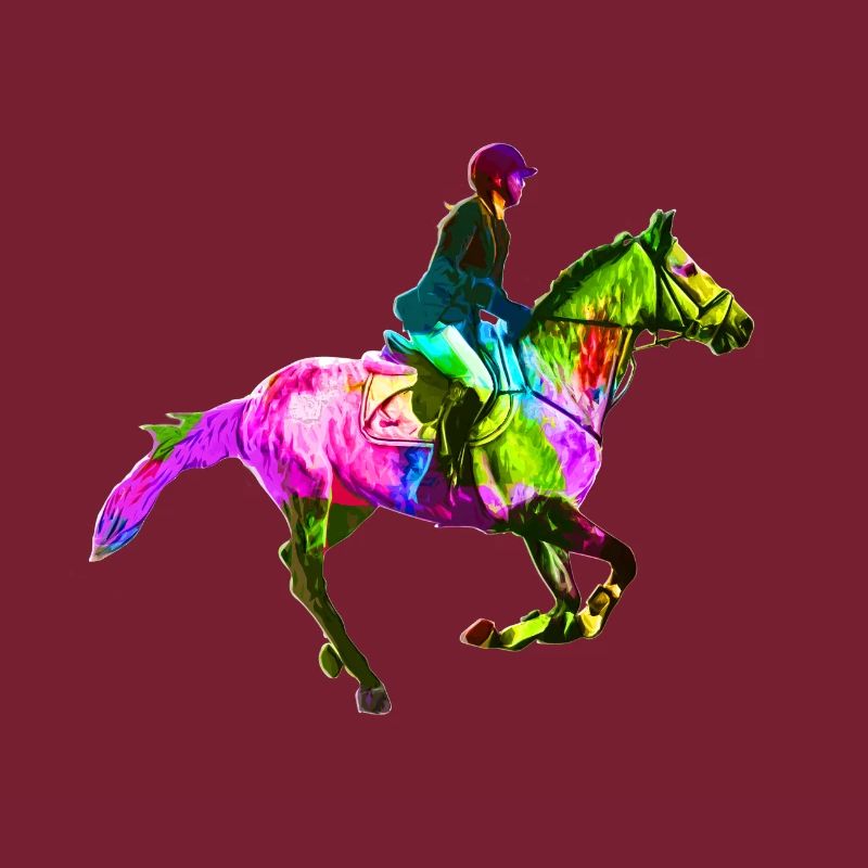 Cavalière colorée