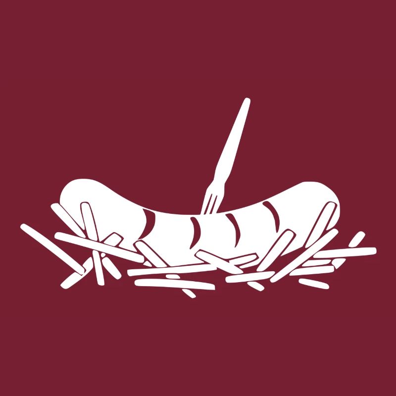 Frites currywurst