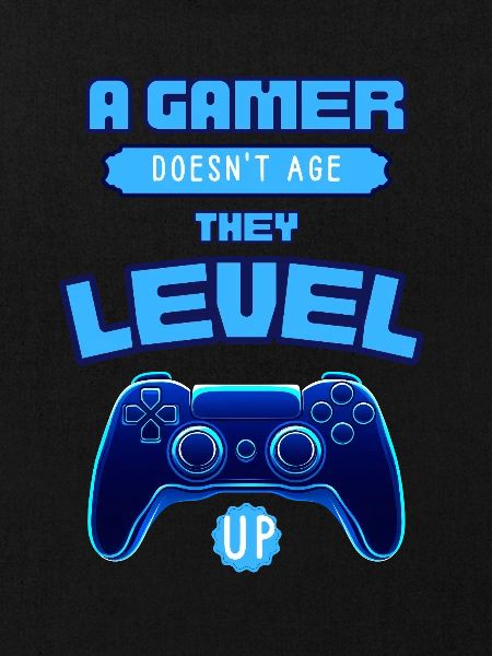 Gamer Level Up Neon-Controller