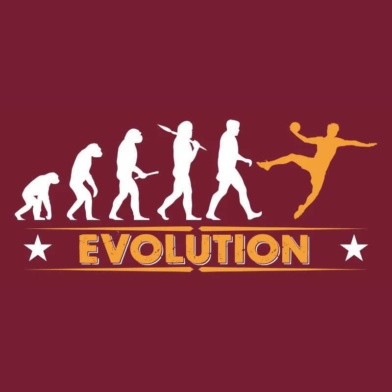 Handball Evolution - orange/weiss