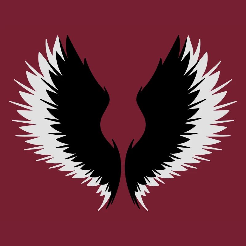 Wings with shadow