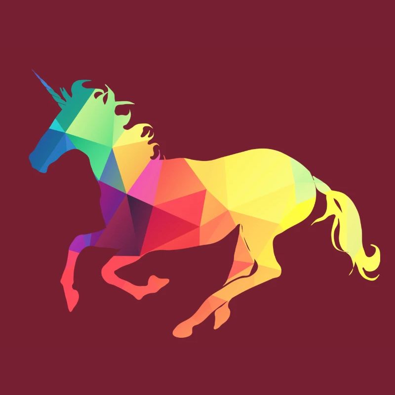 Buntes Einhorn